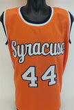 Derrick Coleman Signed Syracuse Orange Jersey (JSA COA) #1 Pick 1990 New Jersey