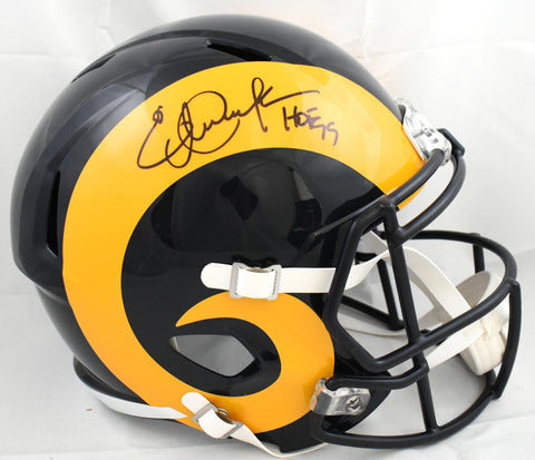Eric Dickerson Signed Rams F/S 81-99 Speed Replica Helmet HOF - Beckett W Holo