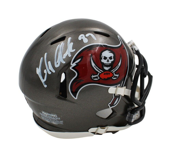 Rob Gronkowski Signed Tampa Bay Buccaneers Speed Angry Pirate NFL Mini Helmet