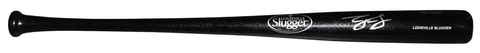 GEORGE LOMBARD JR SIGNED NEW YORK YANKEES LOUISVILLE SLUGGER BLACK BAT BECKETT