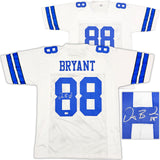 DALLAS COWBOYS DEZ BRYANT AUTOGRAPHED WHITE JERSEY BECKETT BAS WITNESS 230220
