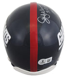 Giants Jeff Hostetler "SB XXV MVP" Signed VSR4 Rep Mini Helmet BAS #BV01175