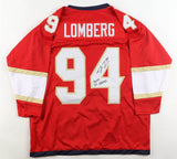 Ryan Lomberg Signed Florida Panthers Jersey Inscribed "2024 S.C. Champs" (JSA)