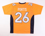 Clinton Portis Signed Denver Broncos Orange Jersey (JSA COA) 2xPro Bowl R.B.