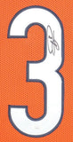 Russell Wilson Signed 35x43 Framed Denver Broncos Jersey (JSA) 9xPro Bowl Q.B.