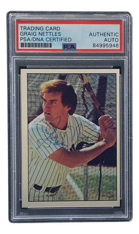Graig Nettles Signed New York Yankees 1975 SSPC #437 Trading Card PSA/DNA
