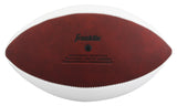 Raiders Ashton Jeanty Signed Franklin White Panel Logo Football W/ Case BAS Wit