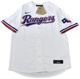 COREY SEAGER SIGNED TEXAS RANGERS #5 WHITE NIKE LIMITED JERSEY W/ 23 WS MVP