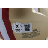 George Kittle Autographed San Francisco 49ers Mini Helmet Beckett Witness 49866