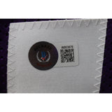 Dylan Edwards Autographed/Signed College Style sz XL Purple Jersey Beckett 50307