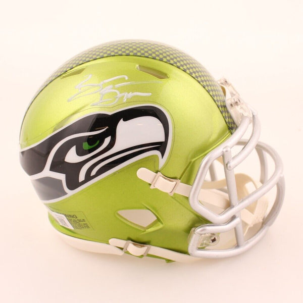 Brian Bosworth Signed Seattle Seahawks Flash Speed Mini-Helmet (Beckett)