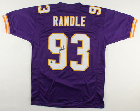 John Randle Signed Minnesota Vikings Jersey (Schwartz COA) Hall of Fame D T 2010