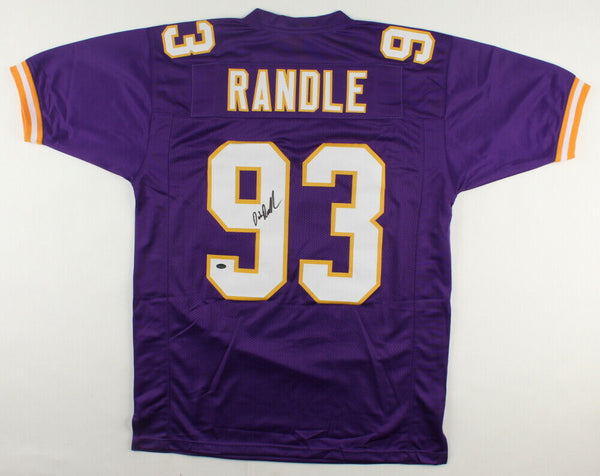 John Randle Signed Minnesota Vikings Jersey (Schwartz COA) Hall of Fame D T 2010