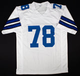 Leon Lett Signed Dallas Cowboys Jersey Inscribed "3xSB Champ" (JSA COA) Def-Line