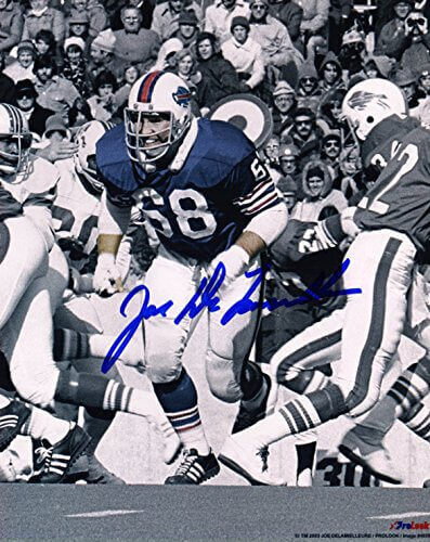 Joe Delamieulleure Signed Bills Spotlight 8x10 Photo