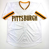 Autographed/Signed Bill Madlock Pittsburgh White Baseball Jersey JSA COA