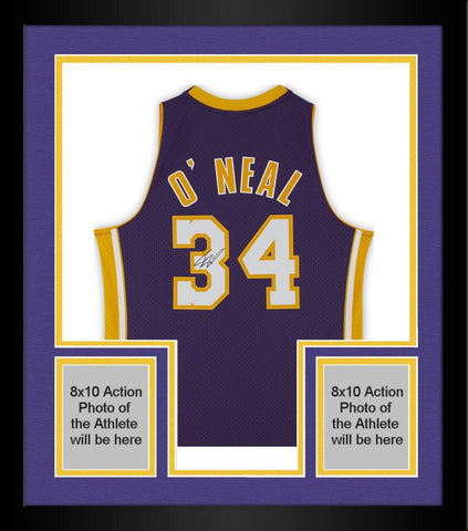 FRMD Shaquille O'Neal Lakers Signed Mitchell & Ness 99-2000 Swingman Jersey
