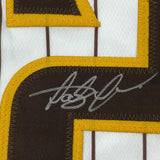 Framed Autographed/Signed Fernando Tatis Jr. 33x42 Slam Diego Jersey JSA COA