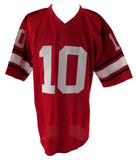 Fran Tarkenton HOF Signed Georgia Bulldogs Custom Jersey Sz L JSA 212750