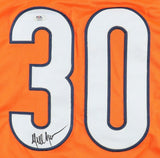 Mike Brown Signed Chicago Bears Jersey (PSA QR) 2000 2nd Round NFL Pick/Nebraska