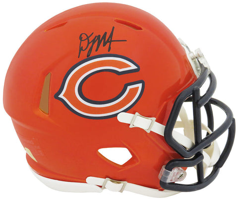 D.J. (DJ) Moore Signed Chicago Bears FLASH Riddell Speed Mini Helmet - (SS COA)