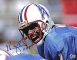 Warren Moon Autographed 11x14 Photo Houston Oilers "HOF 06" Beckett QR #SB30738