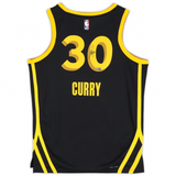 Stephen Curry Autographed Warriors Nike City Edition Swingman Jersey Fanatics