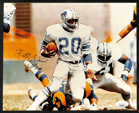 Billy Sims Signed/Autographed 8x10 Photo Detroit Lions JSA 195938