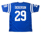 ERIC DICKERSON HOF 99 SIGNED PRO STYLE JERSEY w/ BECKETT WITNESSED COA #WH47799