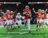 Jack Sawyer Signed Ohio State Buckeyes 16x20 Photo Scoop Score Beckett 53154