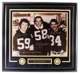 Ham/Lambert/Russell Steelers Legends Signed 16x20 Photo Framed Beckett 212627
