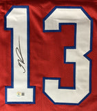 Gabriel Davis Buffalo Signed Red Football Jersey BAS ITP