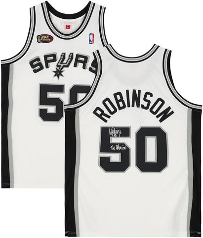 David Robinson Spurs Signed Mitchell & Ness 1998-1999 Authentic Jersey w/Insc