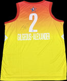 Shai Gilgeous Alexander Signed Jersey PSA Oklahoma City Thunder Autographed