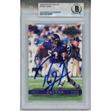 Ray Lewis Autographed 2002 Playoff Honors #7 Trading Card Slab Beckett 53464