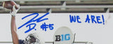 Jahan Dotson Autographed/Inscribed 8x10 Photo Penn State Framed JSA