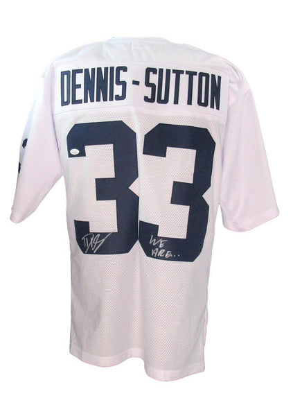 Dani Dennis-Sutton Autographed/Inscribed Custom Jersey Penn State JSA 195348