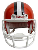 Paul Warfield Signed/Inscribed "HOF 83" Browns Mini Football Helmet JSA 213145