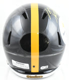 T.J. Watt Autographed Pittsburgh Steelers F/S Speed Helmet - Beckett W Hologram