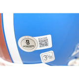 Steve Watson Autographed Denver Broncos Mini Helmet VSR4 75-96 TB Beckett 52862