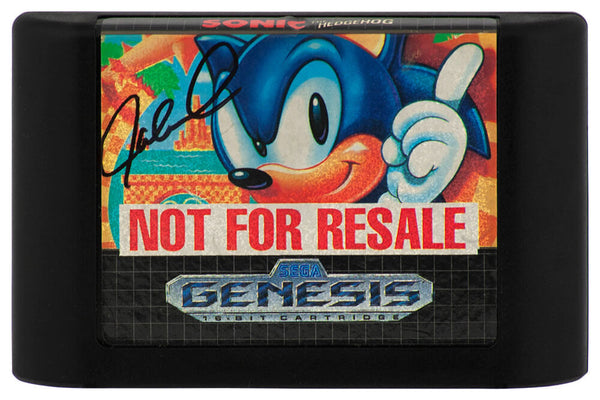 Jaleel White Signed Sonic The Headgehog Sega Genesis Video Cartridge - (SS COA)