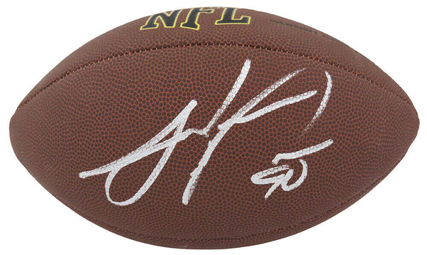 Julius Peppers Signed Wilson Super Grip Full Size NFL Football - (SCHWARTZ COA)