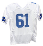 Nate Newton Autographed Pro Style White Jersey SB Champs Beckett 40290