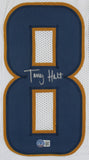 Torry Holt Authentic Signed White Pro Style Jersey Autographed BAS Witnessed