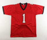 Jon Gruden Signed Buccaneers Jersey (Beckett) Tampa Bay Super Bowl XXXVII Coach