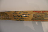 Brooklyn Dodgers Legends Autographed Baseball Bat (47 Signatures) PSA LOA