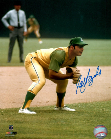 Athletics SAL BANDO Signed 8x10 Photo #4 AUTO - 3 x WS Champ - "Captain"