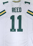 Packers Receiver JAYDEN REED Signed Custom Replica White Jersey AUTO - JSA