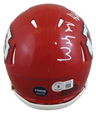 Chiefs Willie Roaf "HOF 12" Authentic Signed Speed Mini Helmet BAS Witnessed