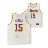 Austin Reaves Autographed Los Angeles Lakers Jersey Beckett HILLBILLY KOBE